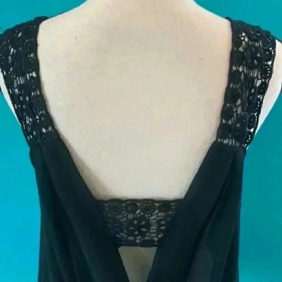 Double zero sheer black shirt - Picture 3 of 4